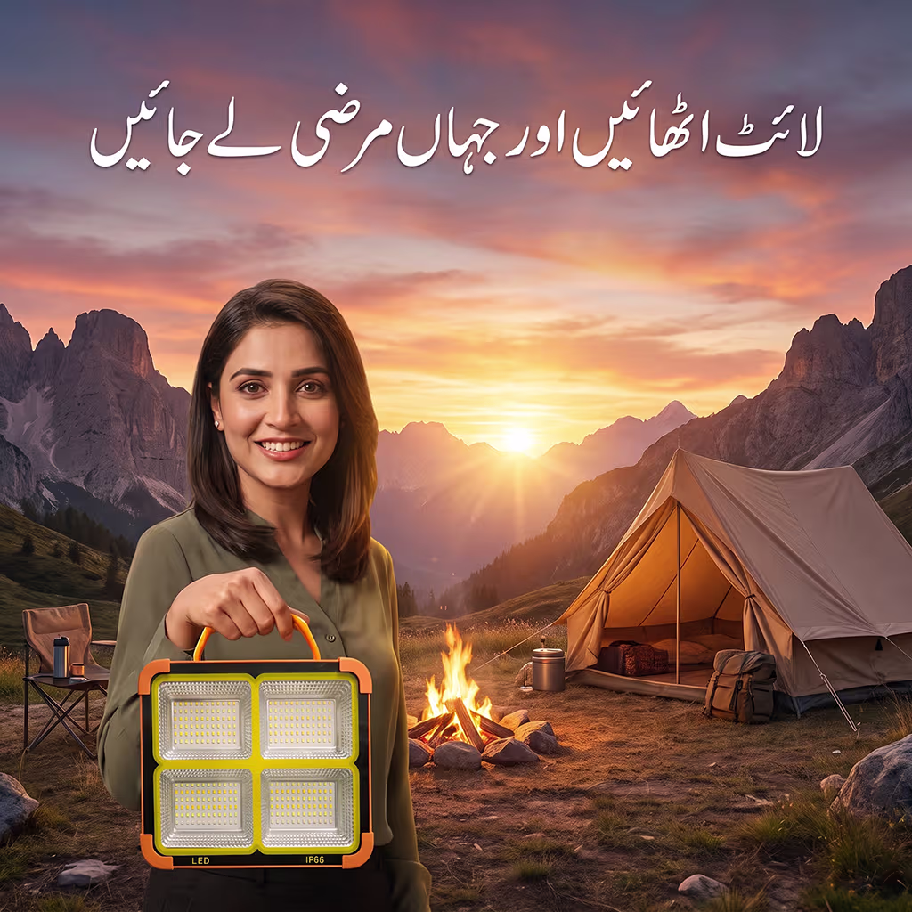 لائٹ اٹھائیں اور جہاں مرضی لے جائیں