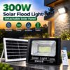 300W Solar Flood Light with Detachable Solar Panel & Remote Control – IP67 Outdoor Light VIP Solar Pakistan
